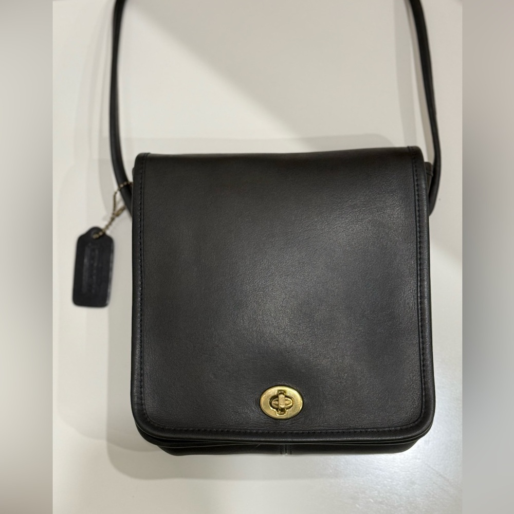 Vintage Coach Compact Pouch 9620 Black USA Made